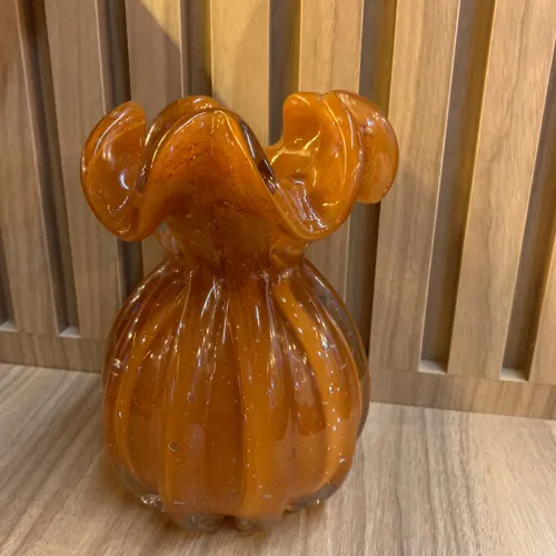 VASO TIPO MURANO - MARRON